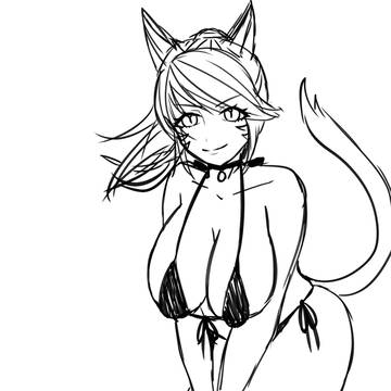 水着ミコッテ