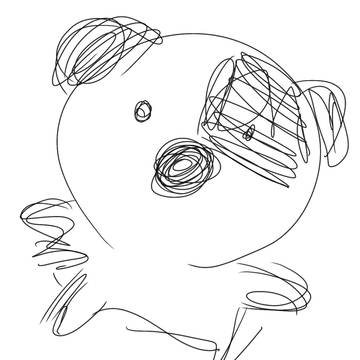 首輪を外されたぽこちゃ