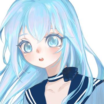 蓝色