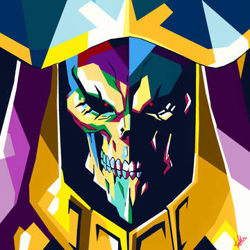 Ainz Ooalgown Sama in wpap art