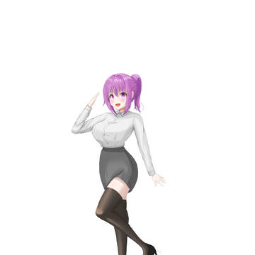 スタイルよい女の子