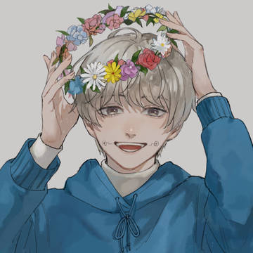 いぬまきと花冠