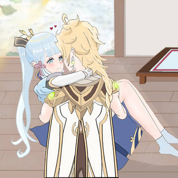 Ayaka and Aether