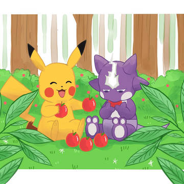 ピカチュウ×エレズン
