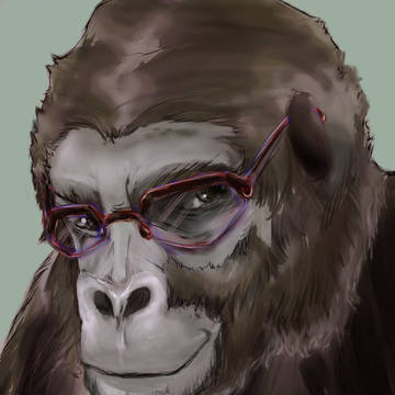 メガネゴリラ