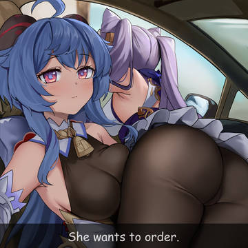 「She wants to order.」
