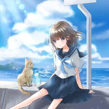 海辺の町の子