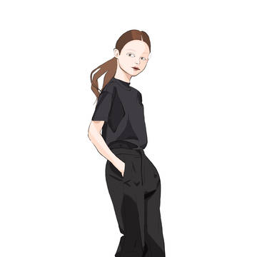 モデルさん模写 その3　[2022.09.05]
