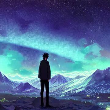 Starry-eyed The man