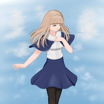 全身絵に挑戦