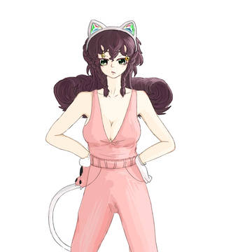 叉腰