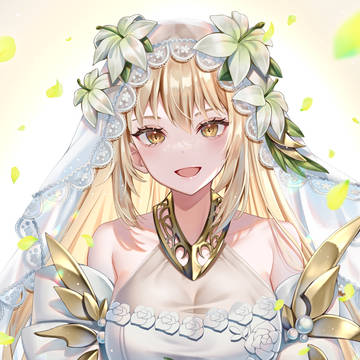 ウェディングドレスの天照／アカクロ