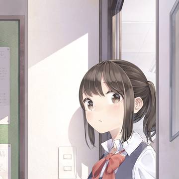 教室に着いたらまずは好きな人の席を確認する女の子