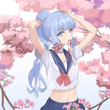 セーラー服の神里綾華