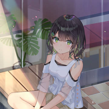 涼む