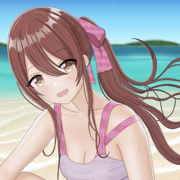水着甜花ちゃん
