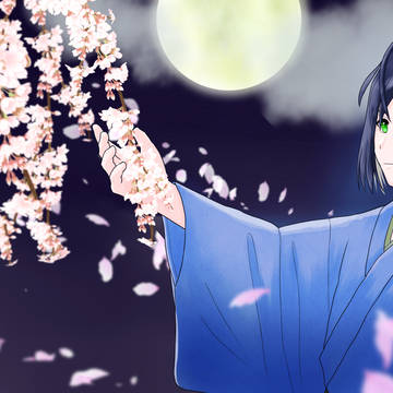夢と葉桜【歌ってみたイラスト】童園レオン