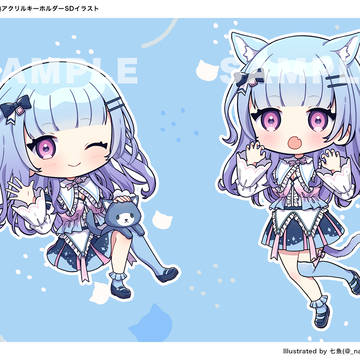 【仕事】Vtuber八宮なな SDイラスト