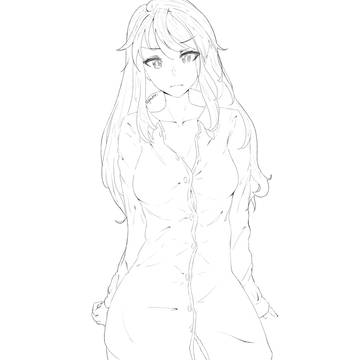 She’s wearing your clothes.