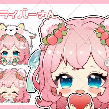ライバーさんイラスト