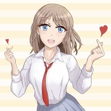 手指愛心（2022 重繪）