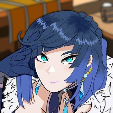Genshin Impact Yelan at Tavern
