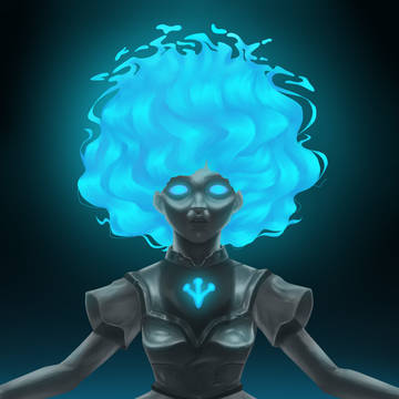 Anne azul