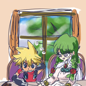 【コンビお絵かき】フィリア＆カイル
