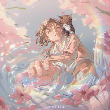 春天樱花和你