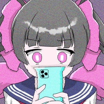 魔字狩少女サムネ＆スマホ型ステッキ