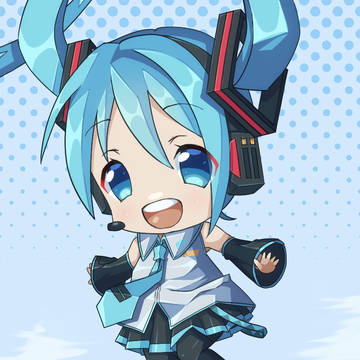 【ボカロ絵】髪コプターで空を飛ぶミクたん♪