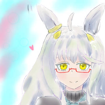 バレンタインの時に描いたはいいけど投稿し忘れてたハヤヒデぴくちゃ