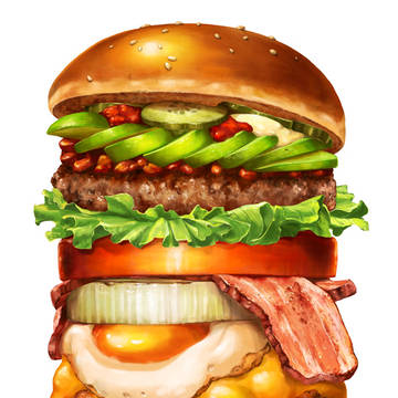 ゼロカロリーハンバーガー