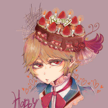 レミーオードナー　誕生日イラスト