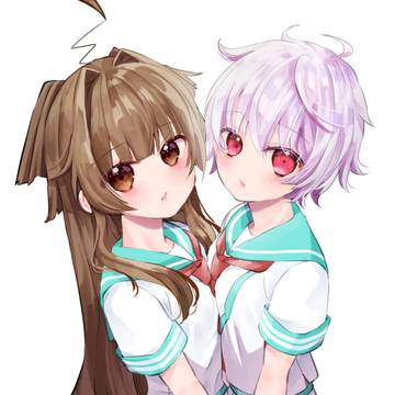 球磨ちゃんと多摩ちゃん