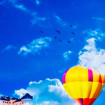 Into the sky