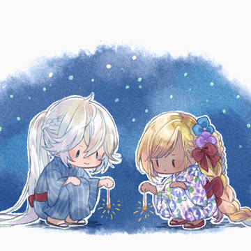 線香花火するよ~