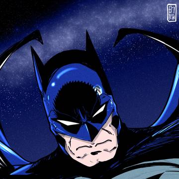 Batman in the night