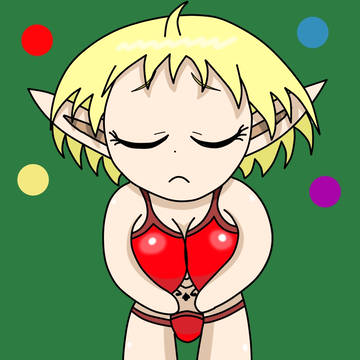 謝るリリーちゃん