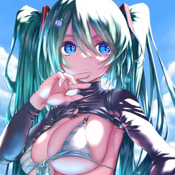 夏とミクさん
