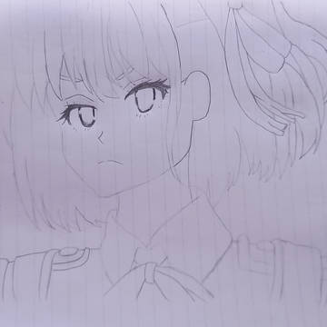 リコリス・リコイル第1話の千束の模写