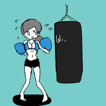 Wii fit boxing