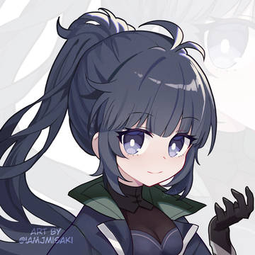 Black-haired girl