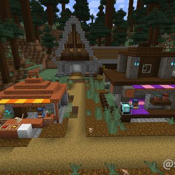 Dungeons Camp in Taiga