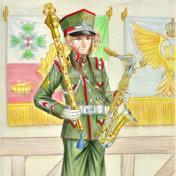 (創作)軍楽隊長(軍隊)