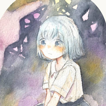 仄暗い森の遊園地　展