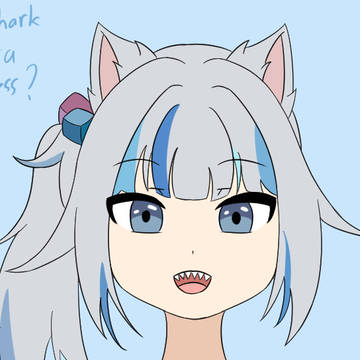 Cat Shark Gura I guess?