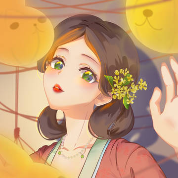 中国风的少女