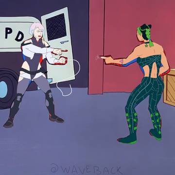 Lucy and Jolyne: The String Team