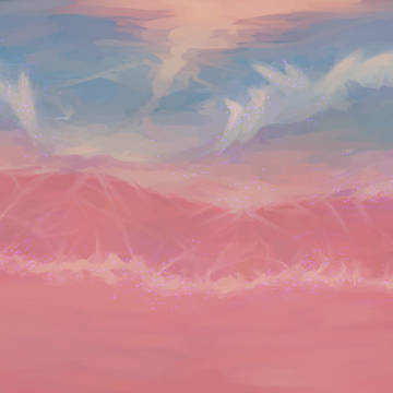 夕日